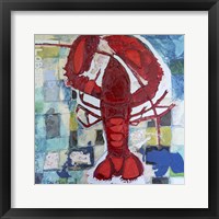 Framed Brilliant Maine Lobster III