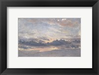 Framed Cloud Study, Sunset