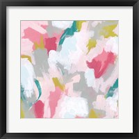 Pink Scramble II Framed Print