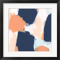 Framed 'Confetti Impression I' border=