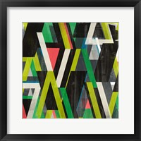 Framed 'Diagonal Slipstream II' border=