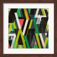 Framed 'Diagonal Slipstream II' border=