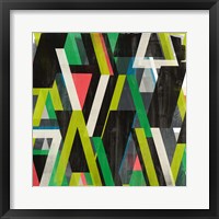 Framed 'Diagonal Slipstream II' border=