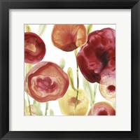 Framed 'Poppy Patch IV' border=