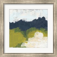 Framed 'Field Sketch II' border=