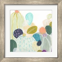 Framed 'Candy Cactus II' border=