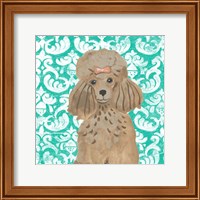 Framed 'Parlor Pooches II' border=