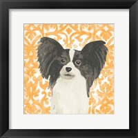 Framed 'Parlor Pooches III' border=