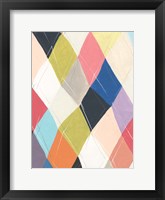 Harlequin Hopscotch I Framed Print