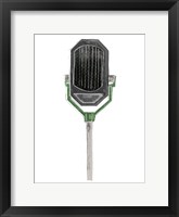 Mic Check III Framed Print