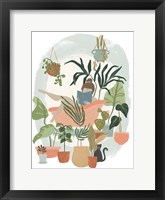 Plant Lady Bath I Framed Print