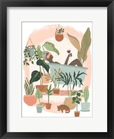 Plant Lady Bath II Framed Print