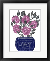 Painted Vase I Framed Print