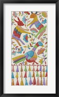 Animal Tapestry II Framed Print