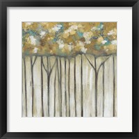 Framed 'Golden Canopy I' border=