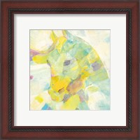 Framed 'Kaleidoscope Horse III' border=