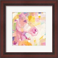 Framed 'Kaleidoscope Horse I' border=