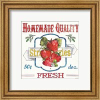 Framed 'Fruit Stand V' border=