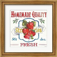 Framed 'Fruit Stand V' border=