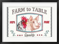 Framed Farm Signs I