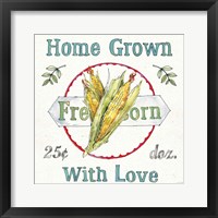 Veggie Market III Framed Print