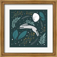 Framed 'Sweet Dreams Bunny VI' border=