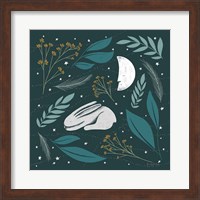 Framed 'Sweet Dreams Bunny IV' border=