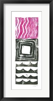 Block Print IV Framed Print