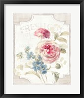 Cottage Garden II on wood Framed Print