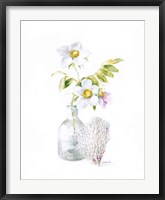 Beach Flowers II Framed Print