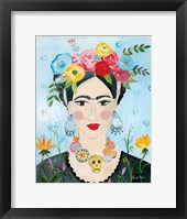 Homage to Frida II Framed Print