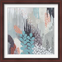 Framed 'Gray Forest II' border=