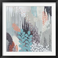 Framed 'Gray Forest II' border=