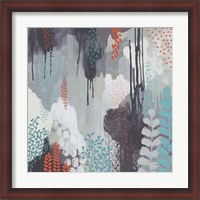 Framed 'Gray Forest I' border=