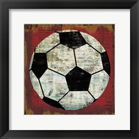 Framed Ball IV on Red