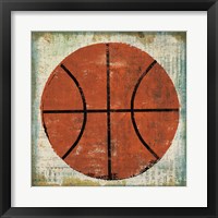 Framed 'Ball II on Ivory' border=