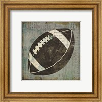 Framed 'Ball III on Gray' border=