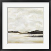 Cloudy Coast II Framed Print