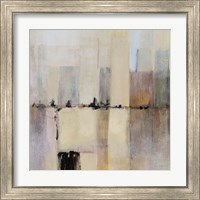 Framed 'City Strata II' border=