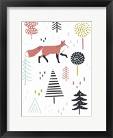 Framed Fox Forest I