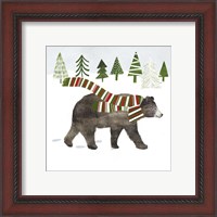 Framed 'Woodland Christmas I' border=