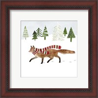 Framed 'Woodland Christmas II' border=