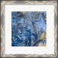 Framed 'Gilded Indigo III' border=