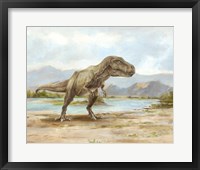 Dinosaur Illustration III Framed Print