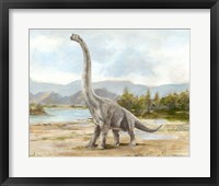 Dinosaur Illustration IV Framed Print