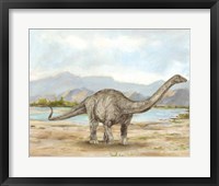 Dinosaur Illustration V Framed Print