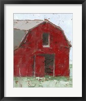 Big Red Barn I Framed Print