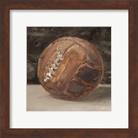 Framed 'Vintage Leather III' border=