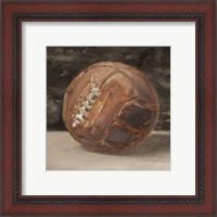 Framed 'Vintage Leather III' border=