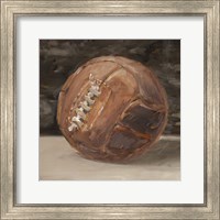 Framed 'Vintage Leather III' border=